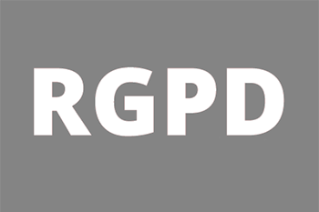 Logotipo RGPD. Reglamento general de protección de datos.